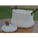 Crochet Basket & Trinket Tray Combo